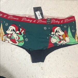 Torrid Disney Boyshorts in Red and Green NWT size2